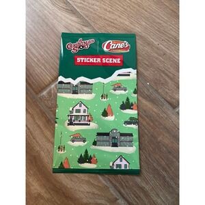 Raising Canes x‎ A Christmas Story Sticker Scene 2025 New Sealed